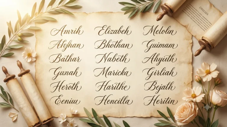 Biblical Female Names