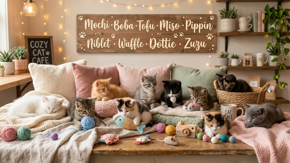 cute unique cat names