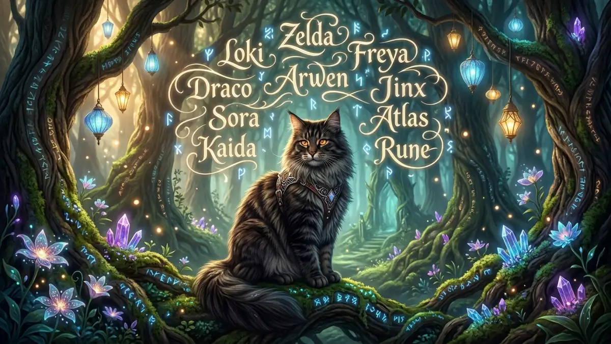 fantasy inspired cat names