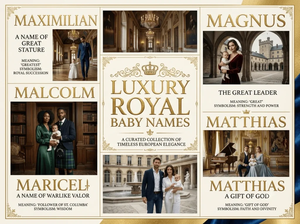 Royal and Elegant Boy Names With M