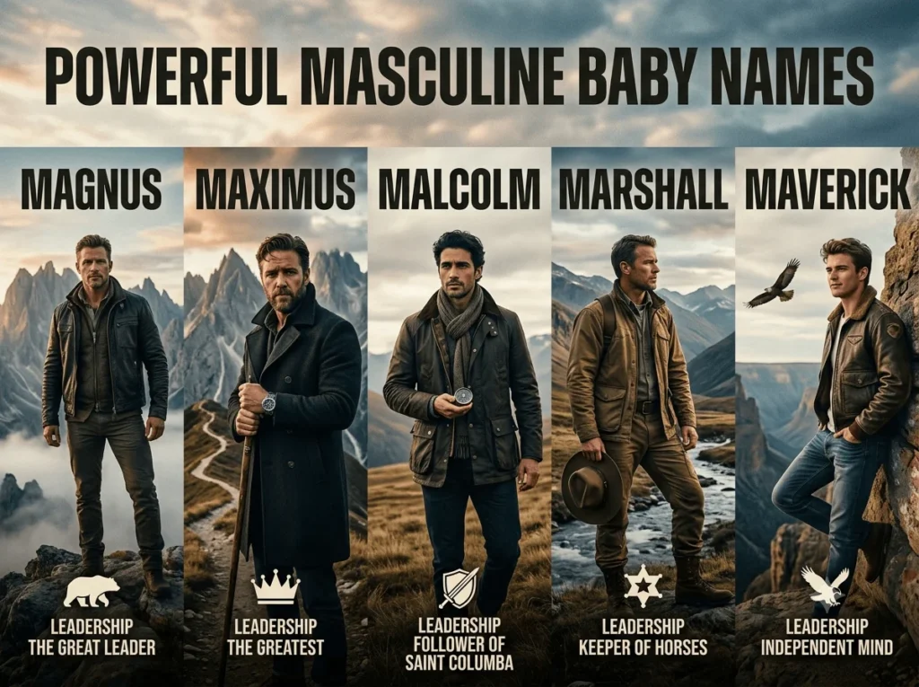 Strong Boy Names With M
