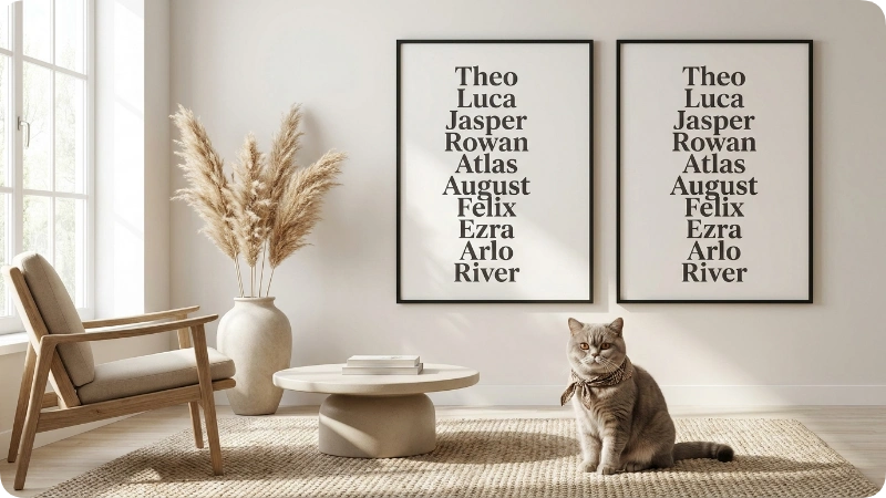 Aesthetic Boy Cat Names