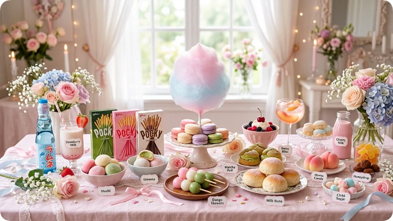 aesthetic candy names tiktok pinterest