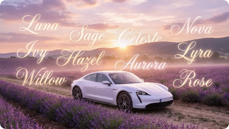 Aesthetic Car Names For Girls