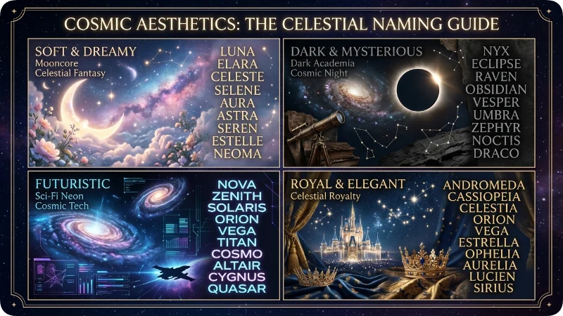 aesthetic space names