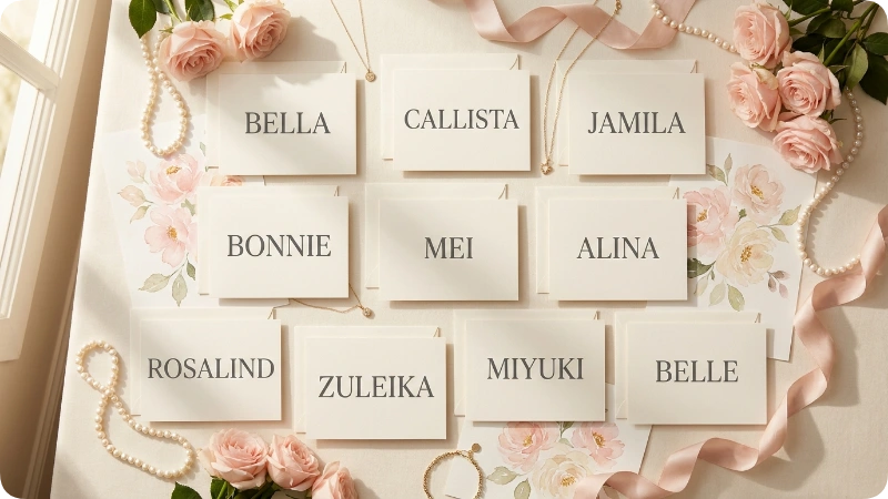 Beautiful Girl Names Elegant Meanings