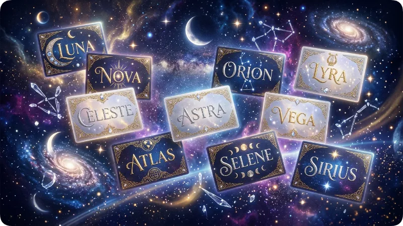 beautiful space names