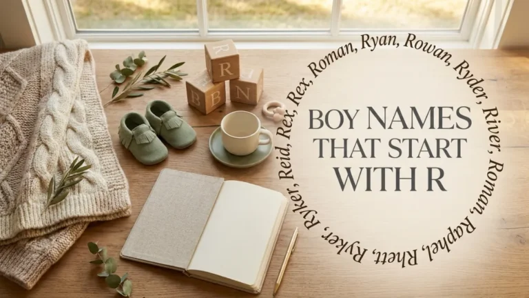 Boy Names That Start With R
