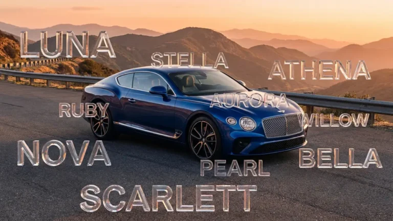 Car Names For Girls