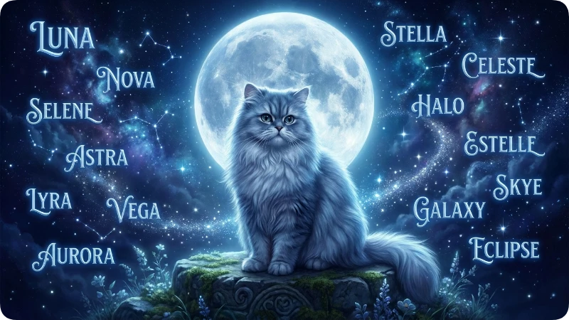 Celestial Female Cat Names