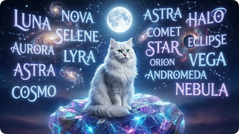 Celestial White Cat Names
