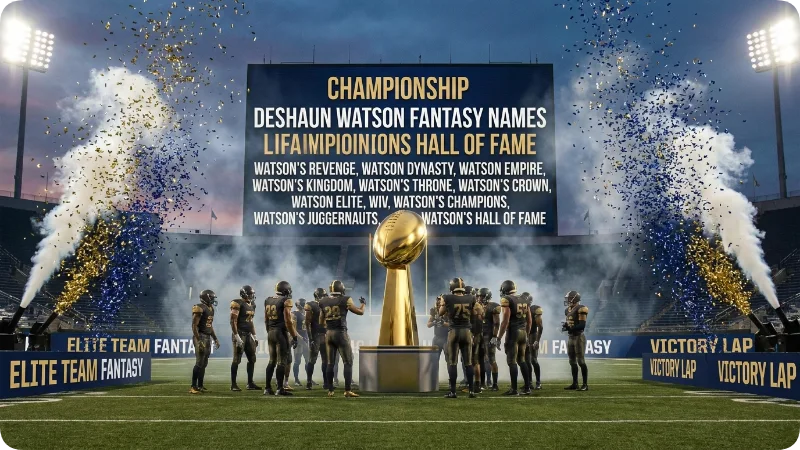 Championship Deshaun Watson Fantasy Names