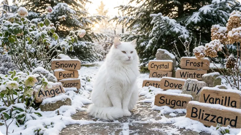 Classic White Cat Names