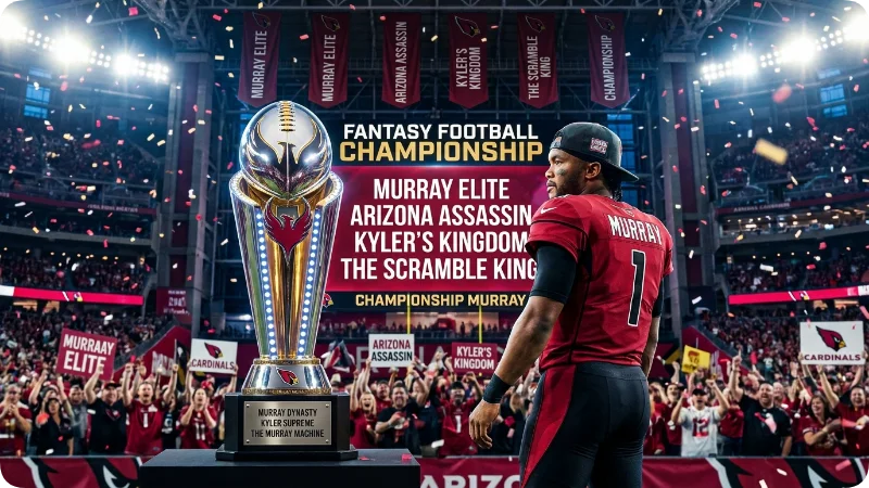 Cool And Competitive Kyler Murray Fantasy Team Names