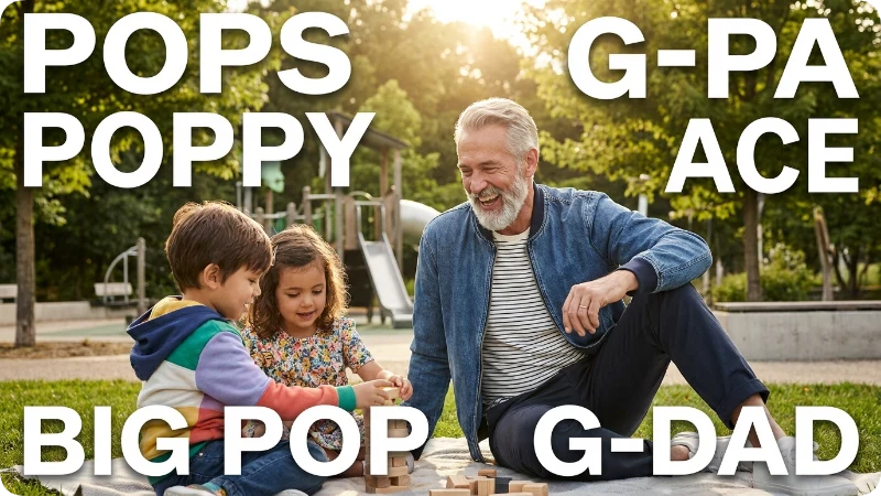 Cool Grandpa Names With Modern Energy