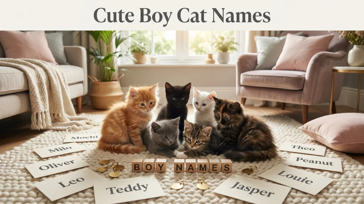 Cute Boy Cat Names