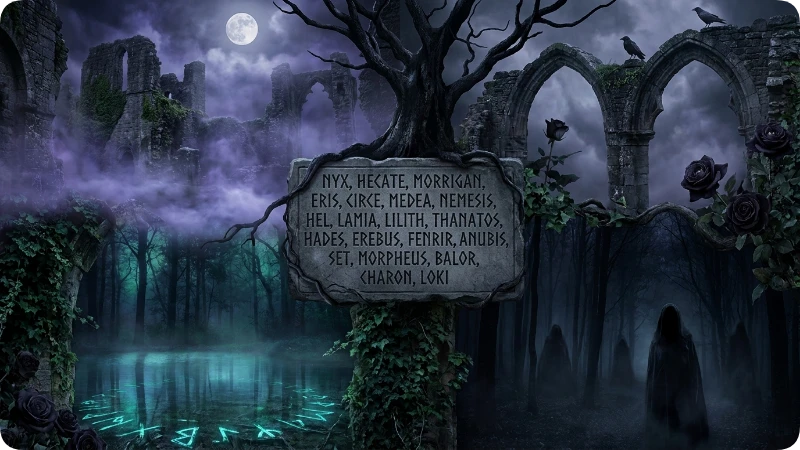 Dark And Mysterious Mythical Names