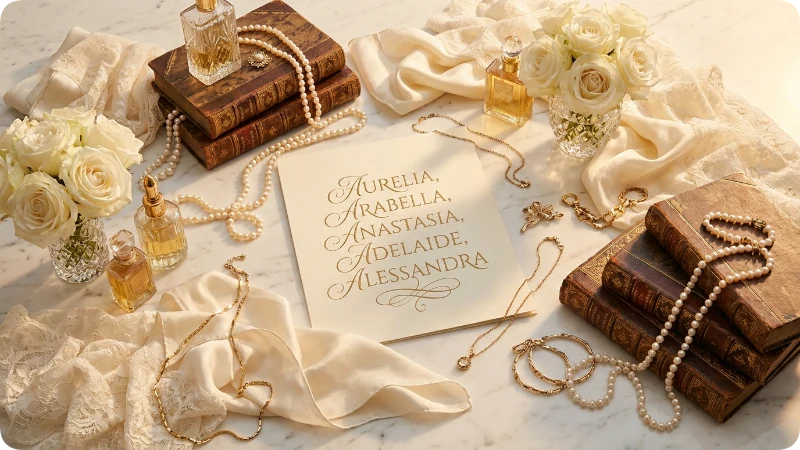 Elegant Girl Names With A
