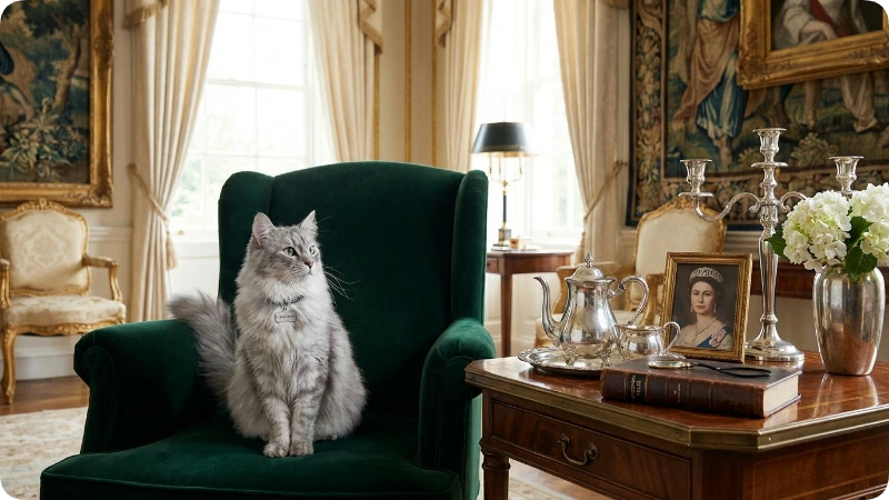 elegant gray cat names