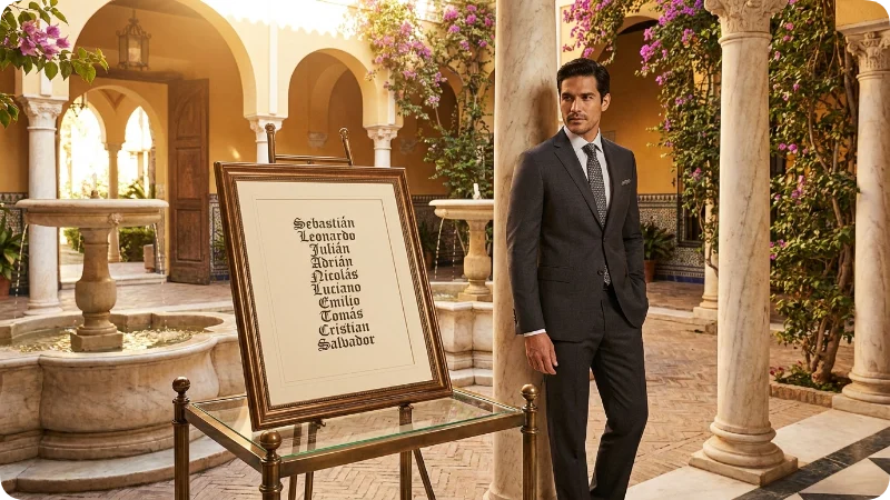Elegant Hispanic Male Names