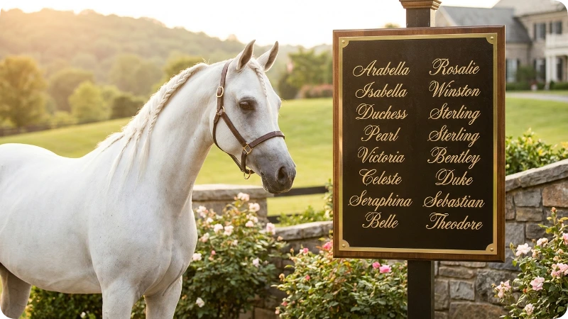 Elegant Horse Names