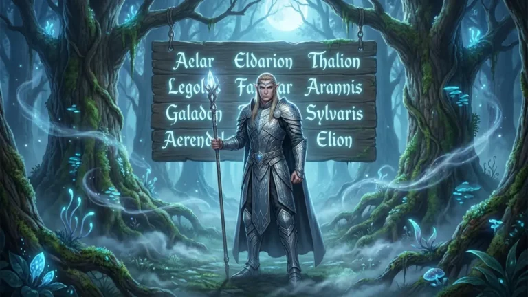Elf Names Male