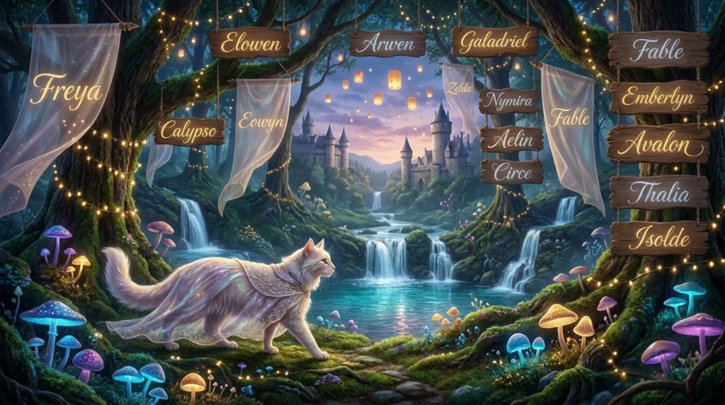 Fantasy Inspired Girl Cat Names
