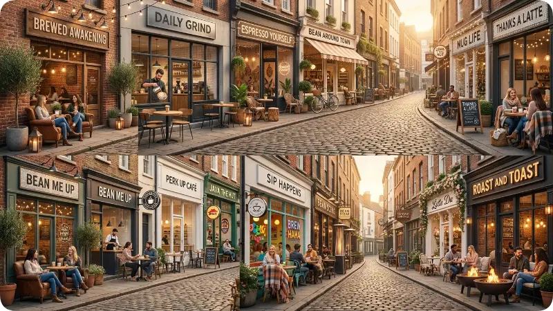 Funny Cafe And Coffee Shop Names