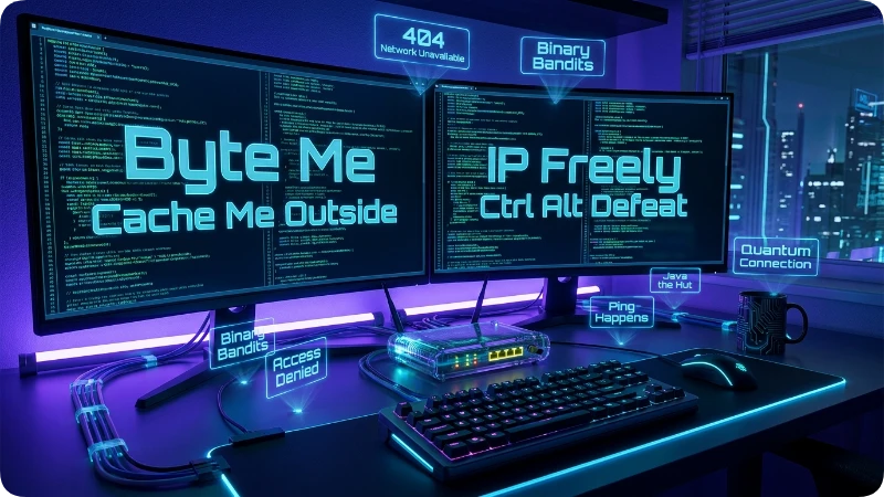 Geeky Tech Inspired Wifi Names