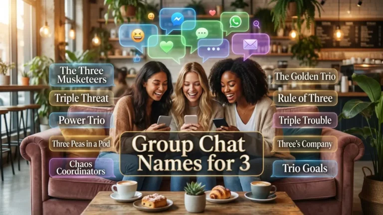 Group Chat Names For 3