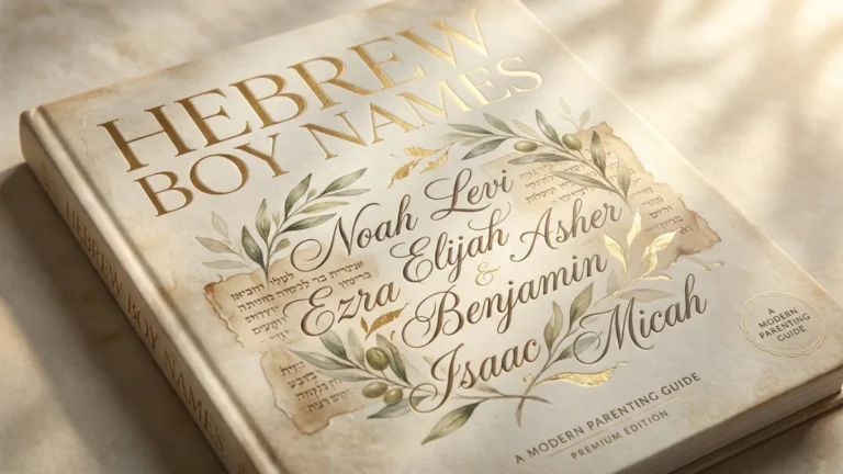 Hebrew Boy Names