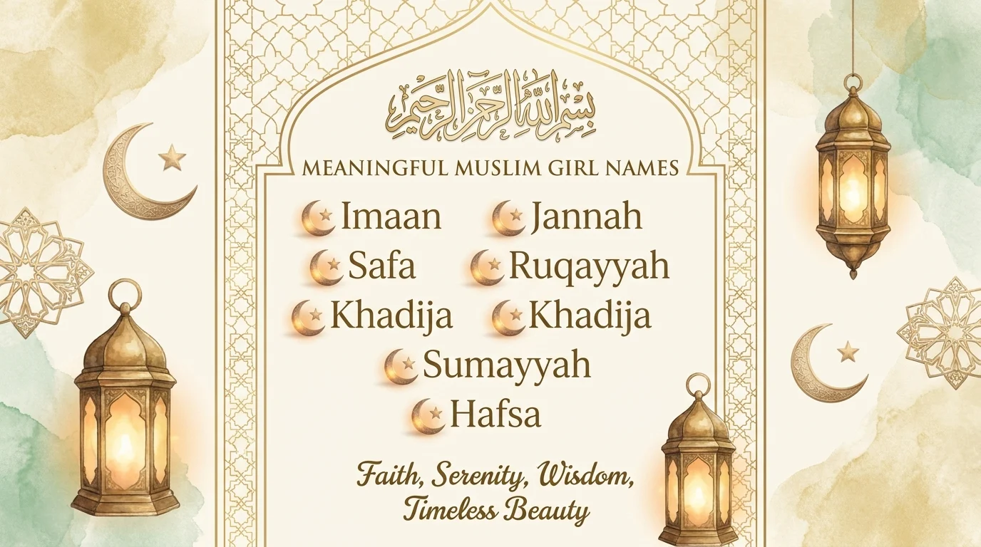 islamic muslim girl names