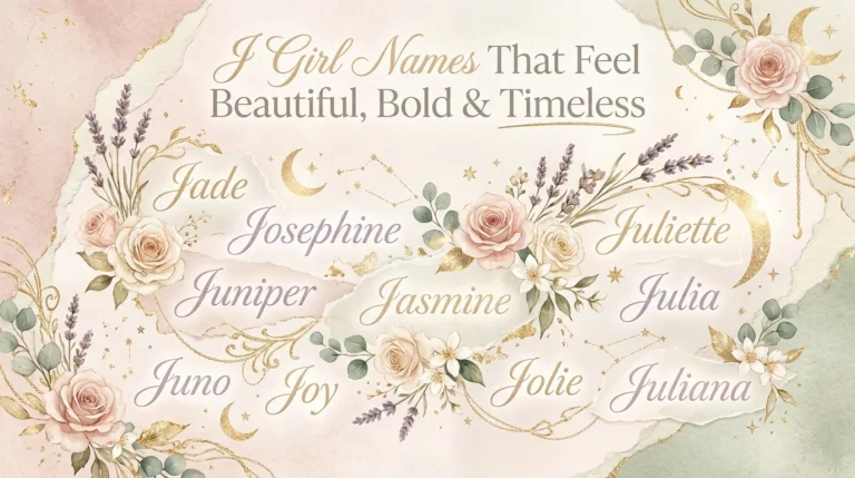 j girl names