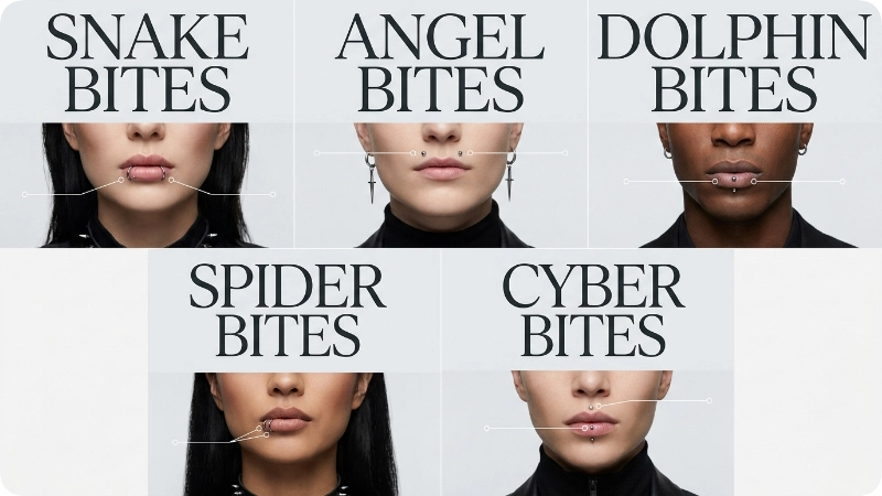 Lip Piercing Names For Double Piercings