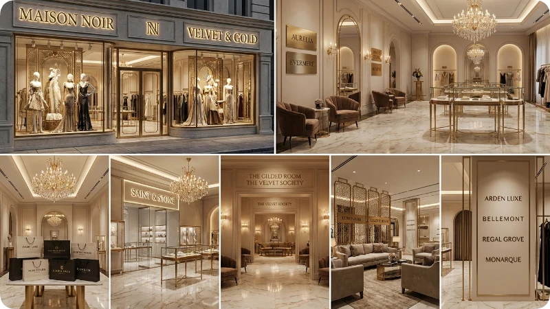 Luxury Store Names