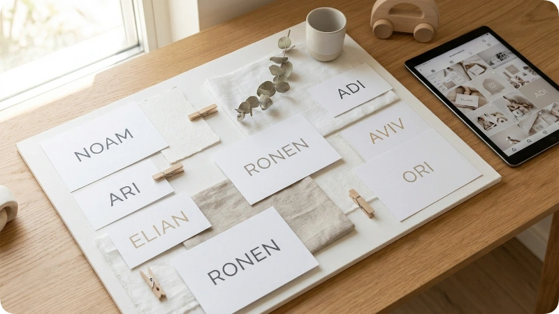 Modern Hebrew Boy Names