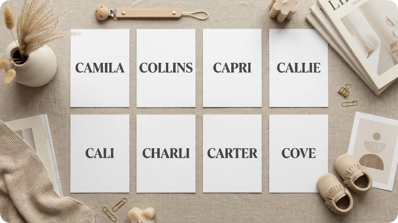 Modern Trendy C Names For Girls