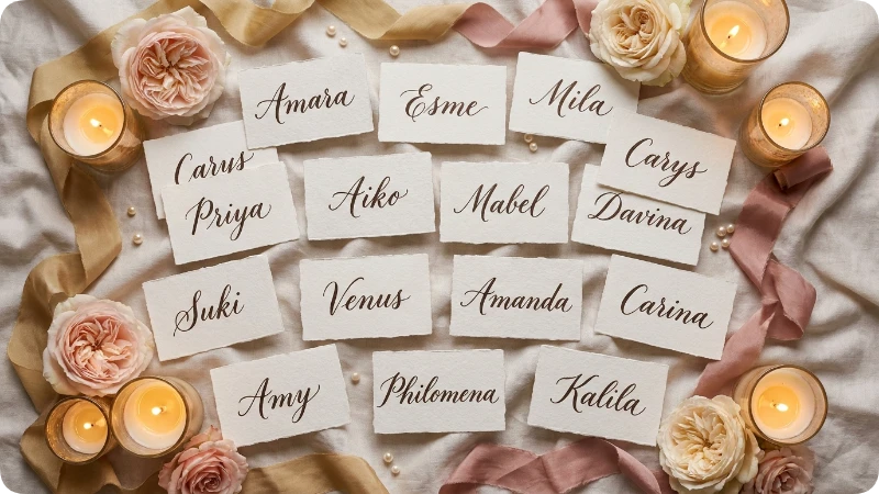 Most Beautiful Girl Names That Mean Love