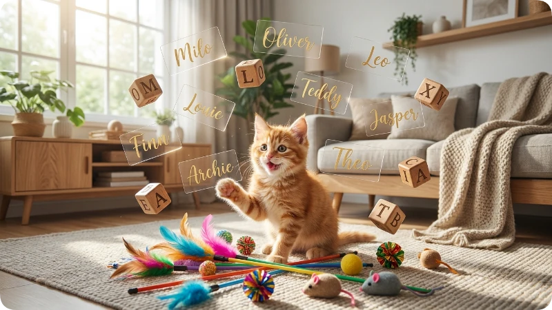 Most Popular Cute Boy Cat Names