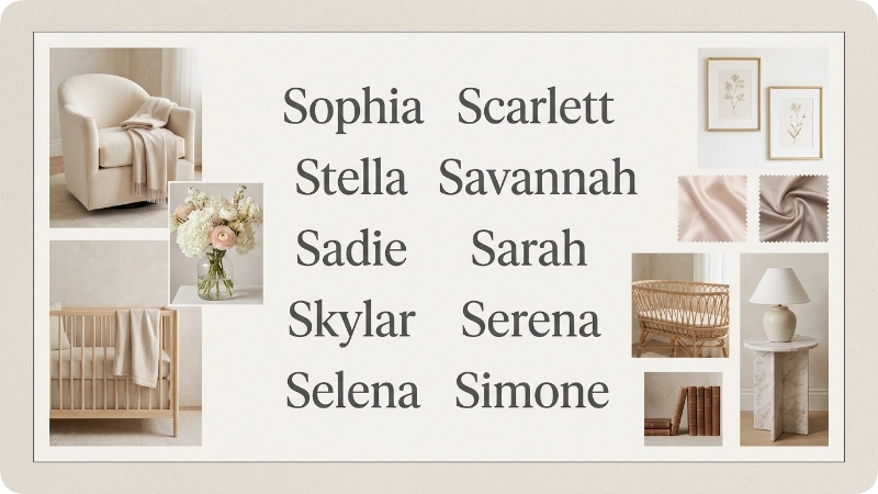 Most Popular S Names For Girls