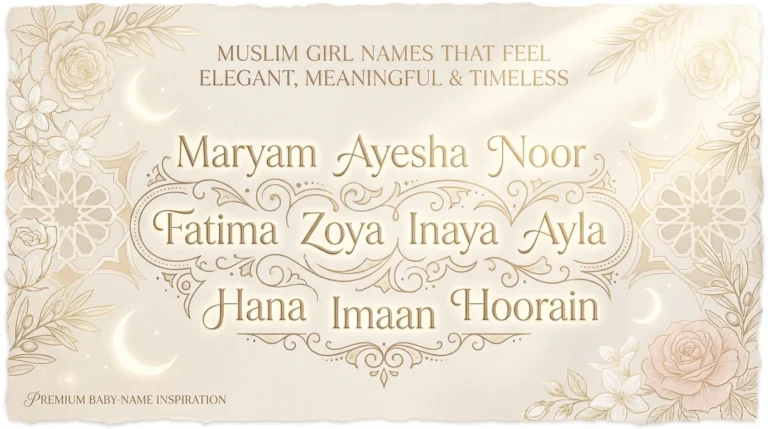 muslim girl names