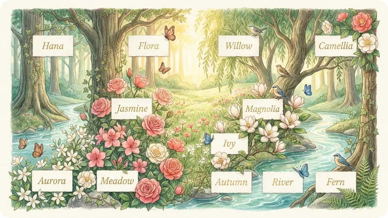 Nature Inspired Beautiful Names