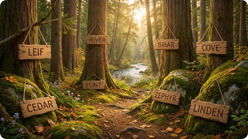 Nature Inspired Cute Rare Boy Names