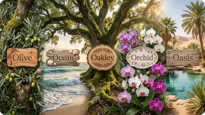 Nature Inspired Girl Names That Start With O