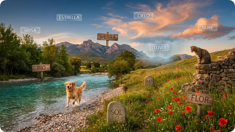 Nature Inspired Spanish Pet Names