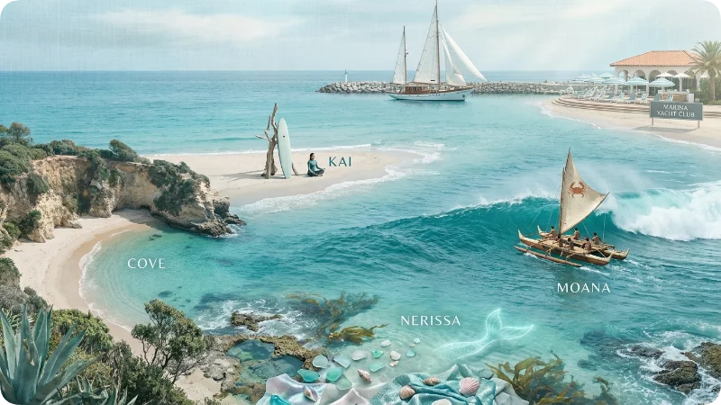 ocean inspired water names