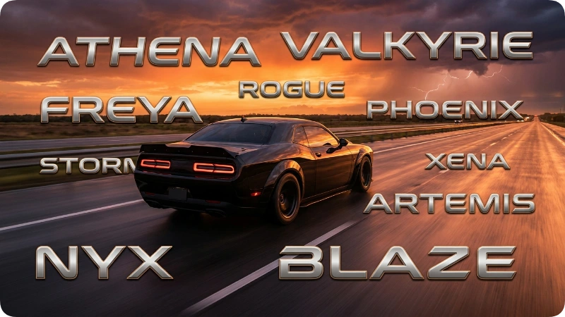 Powerful Female Car Names