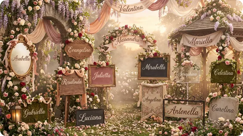 Romantic Long Girl Names