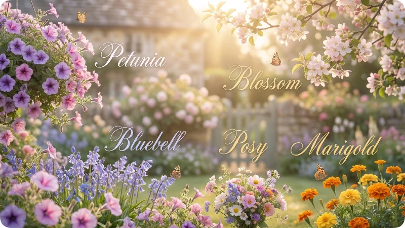 Soft And Feminine Flower Names