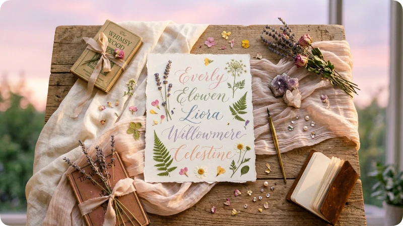 soft dreamy unique last names